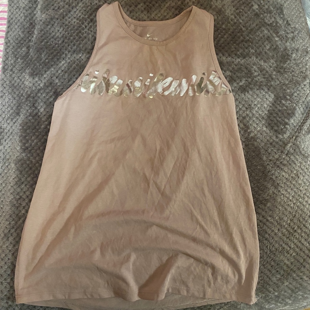 Pink Nike tank top